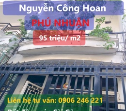 Bán nhà Phú Nhuận khu Phan Xích Long Nhiêu Tứ Nguyễn Công Hoan chỉ 95 triệu/ m2